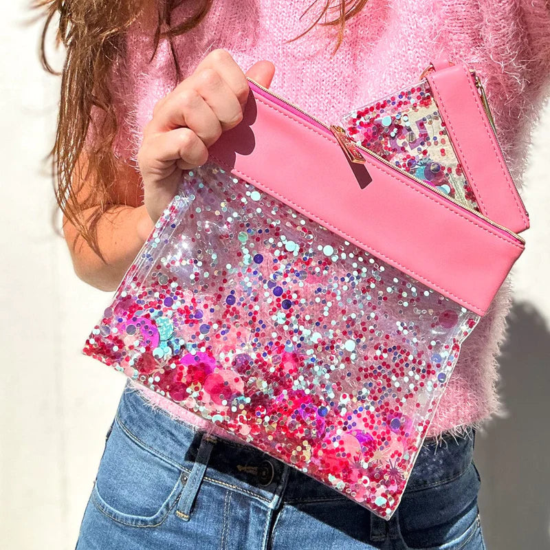 Think Pink Everything Confetti Pouch