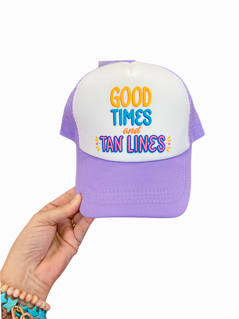 Good Times & Tan Lines Trucker Hat