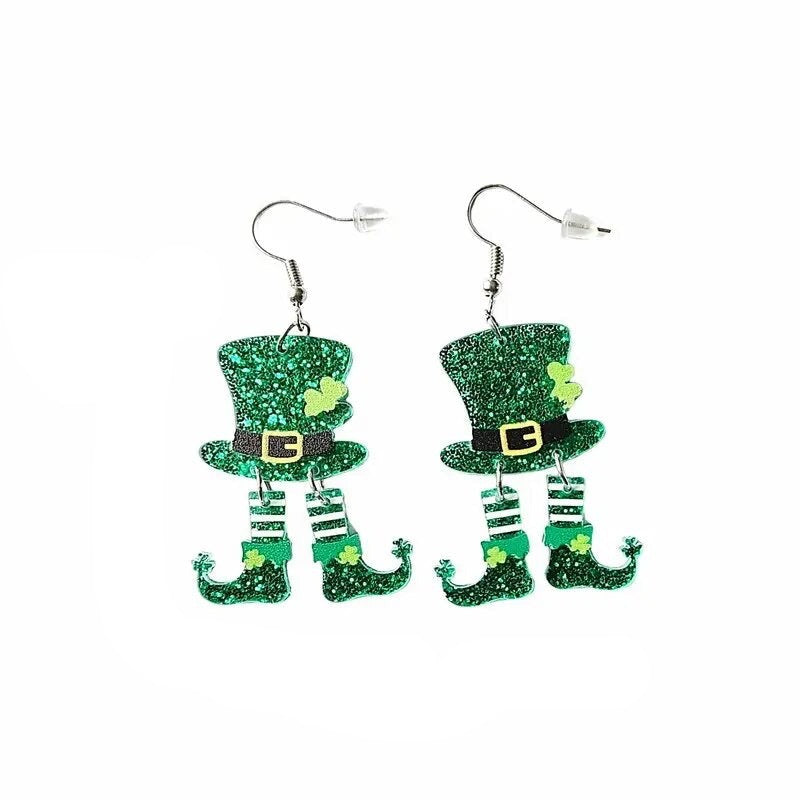 St. Patrick's Happy Dance Earring