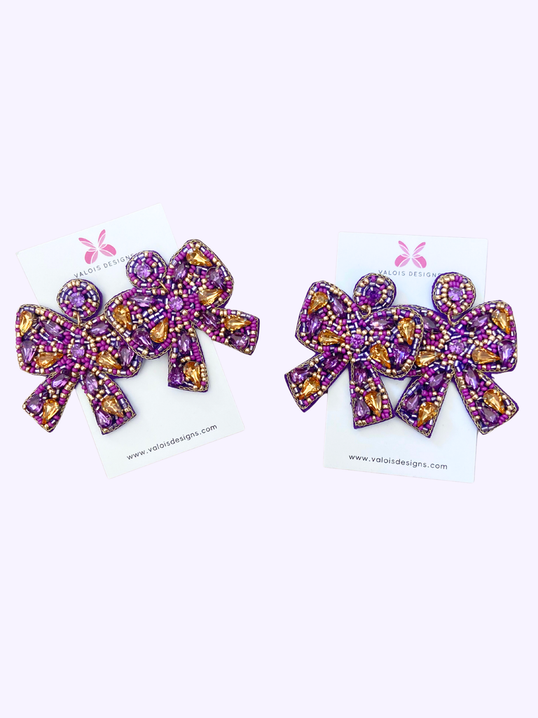 Game Day Bow Earring