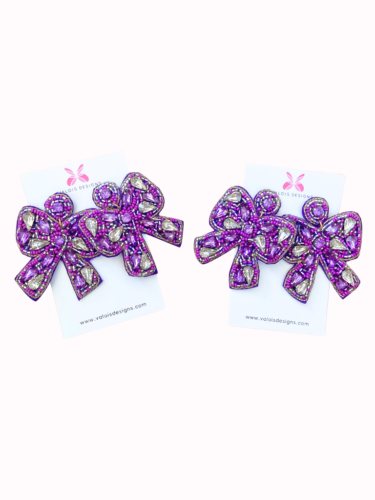 Game Day Bow Earring