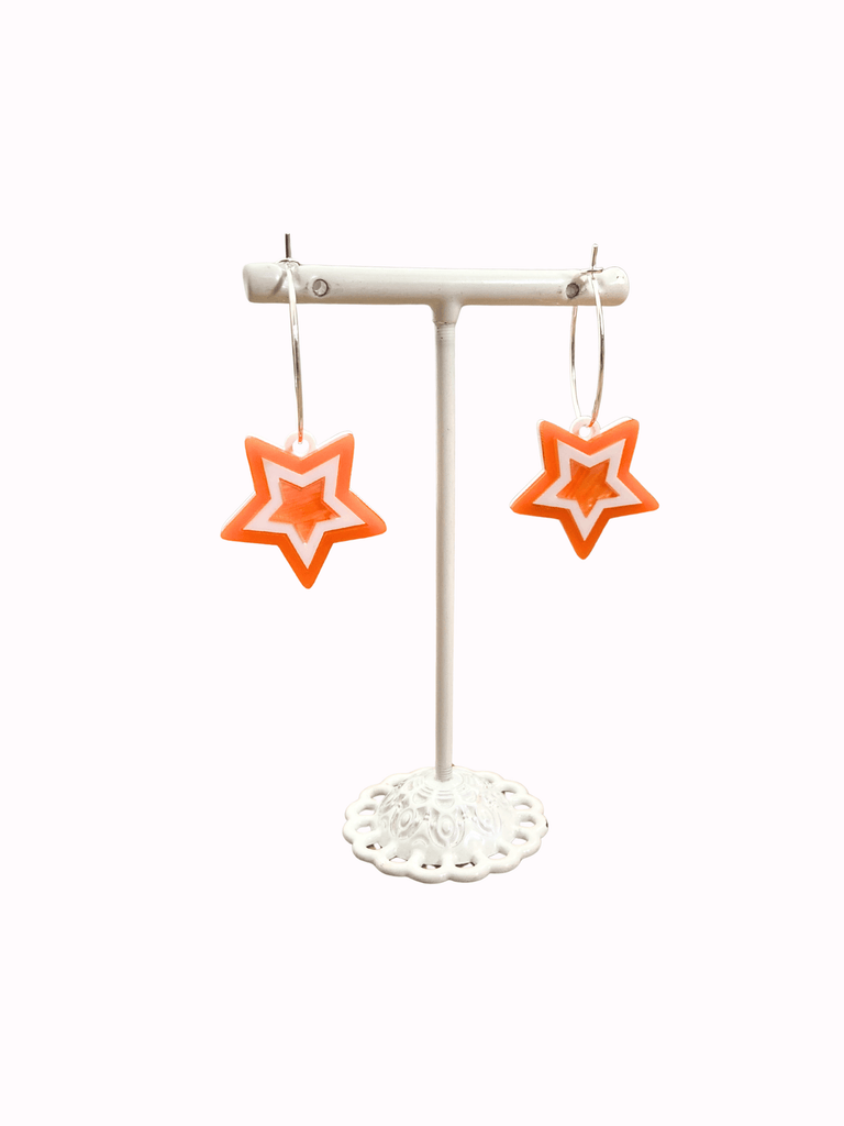 Game Day Star Hoop Earring