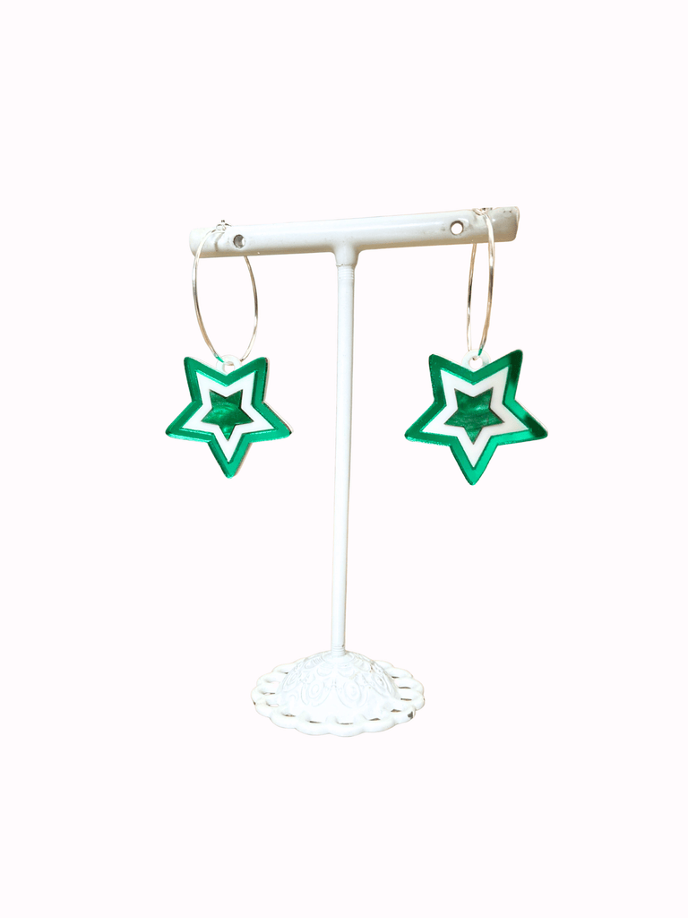 Game Day Star Hoop Earring
