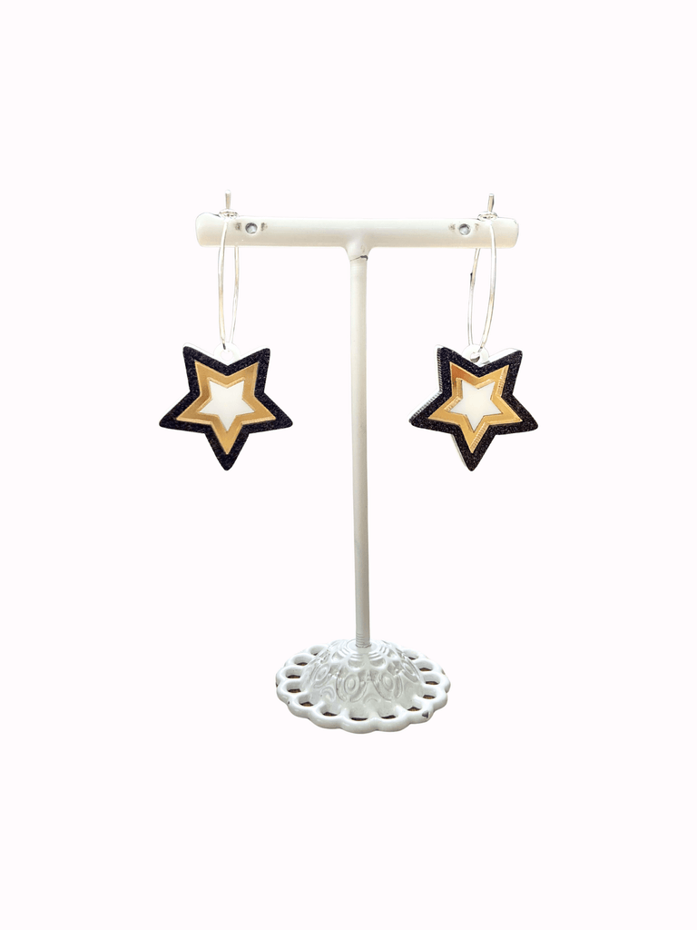 Game Day Star Hoop Earring