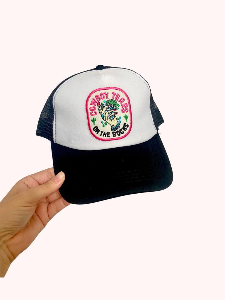 Cowboy Tears on the Rocks Trucker Hat