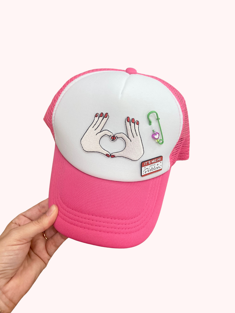 Taylor Swift Heart Hands Trucker Hat