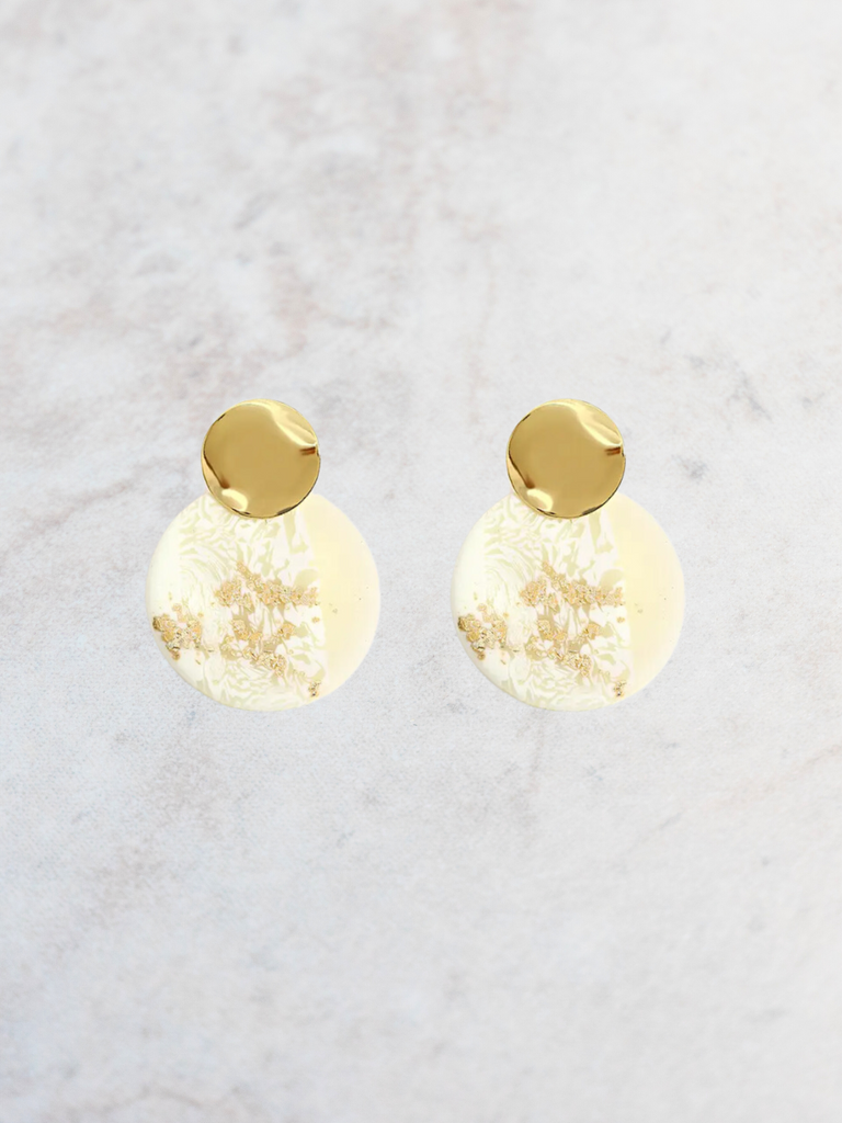 Glimmer Clay Earring
