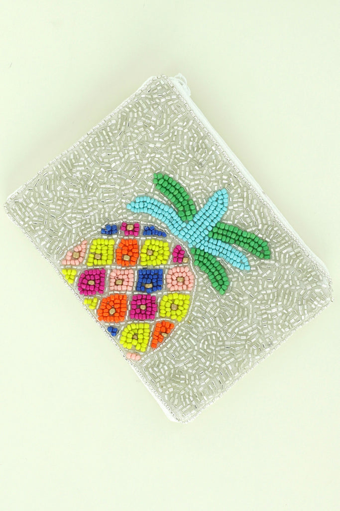Pineapple Punch Beaded Pouch