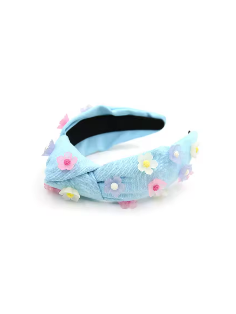 Blue Flower Headband