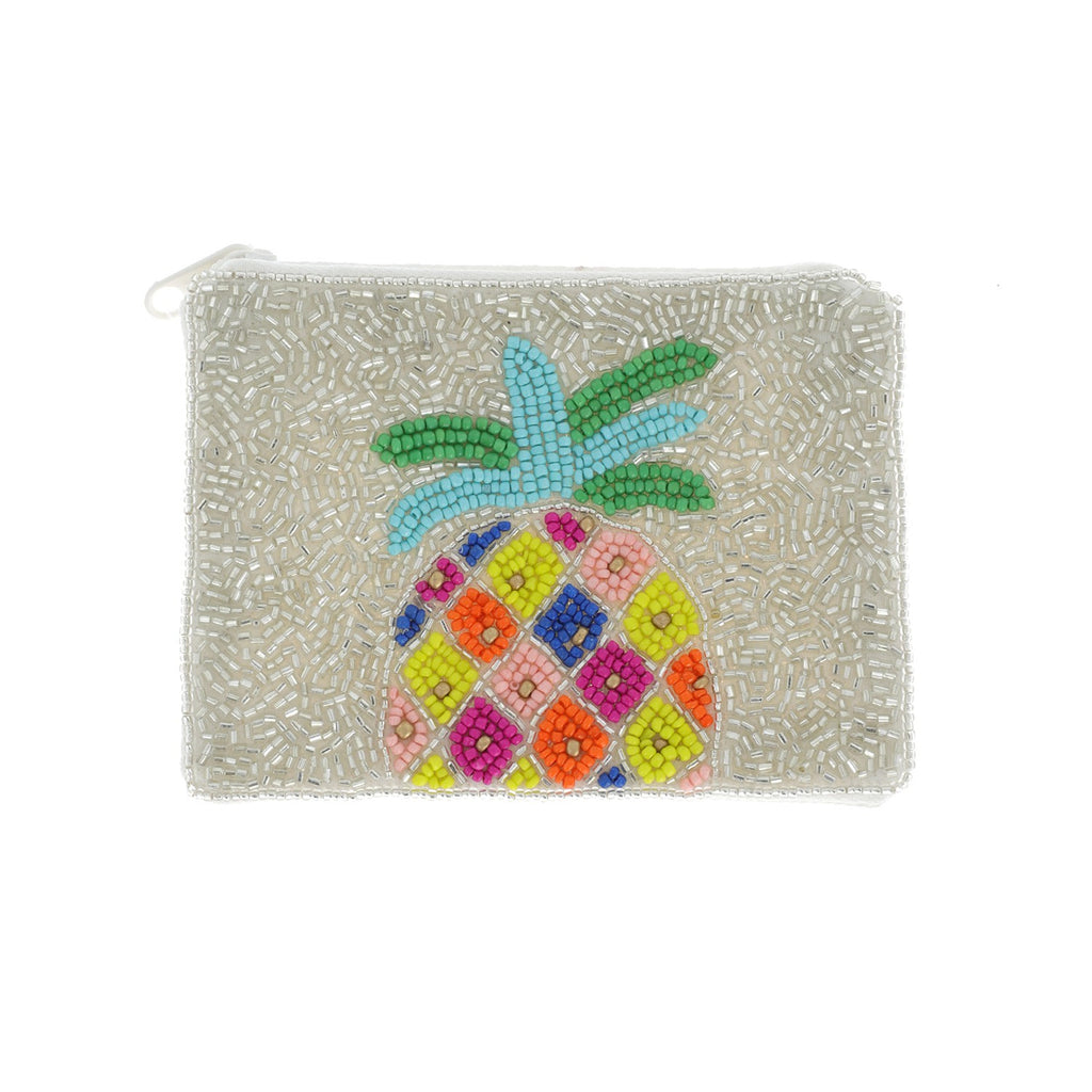 Pineapple Punch Beaded Pouch