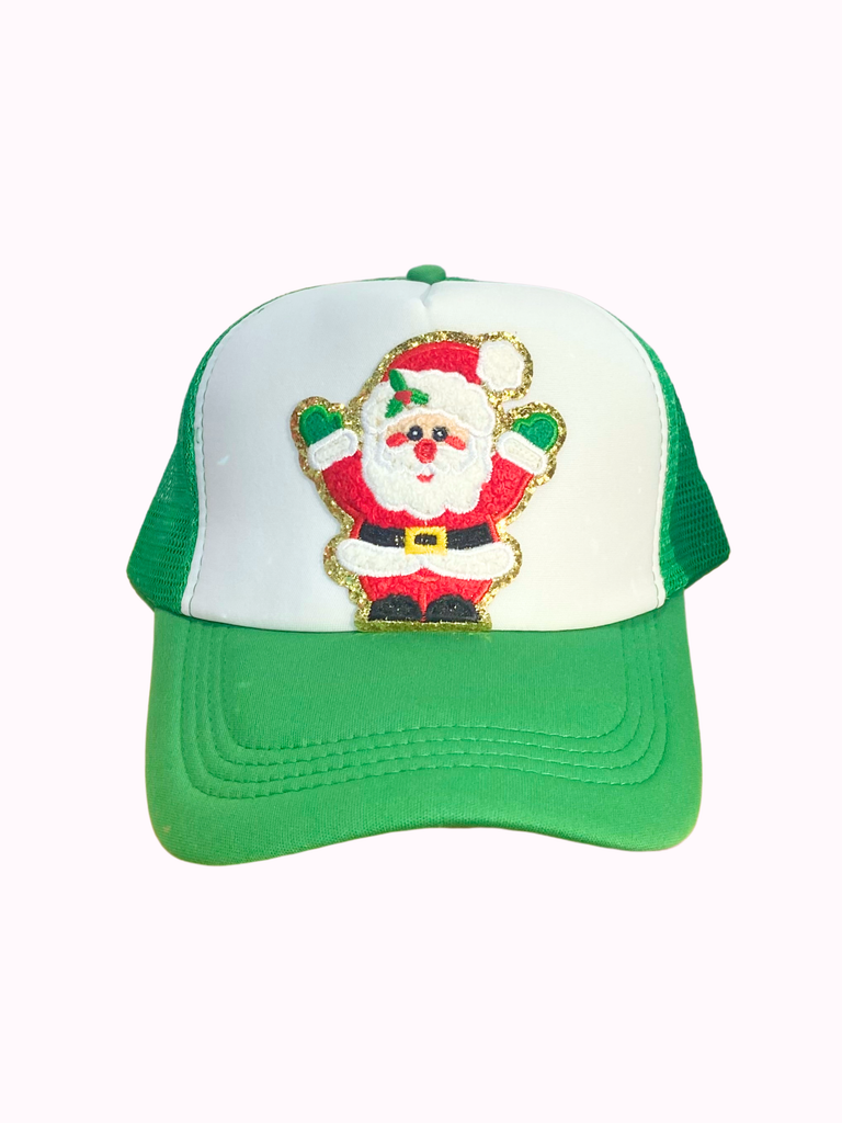 Santa Chenille Patch Trucker Hat