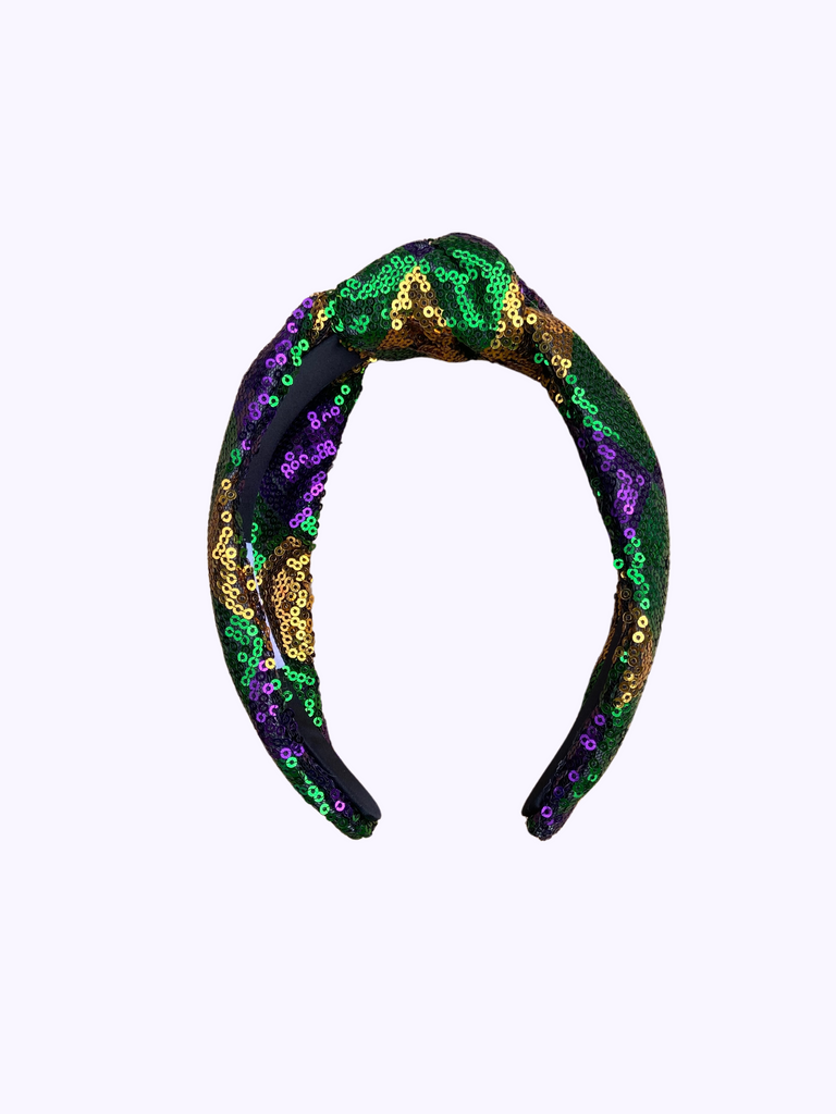 Mardi Gras Sequin Jester Headband