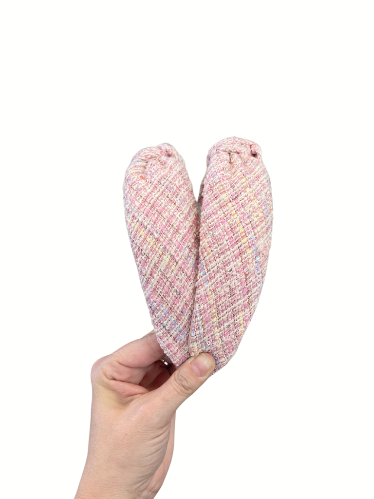 Pink Woven Headband