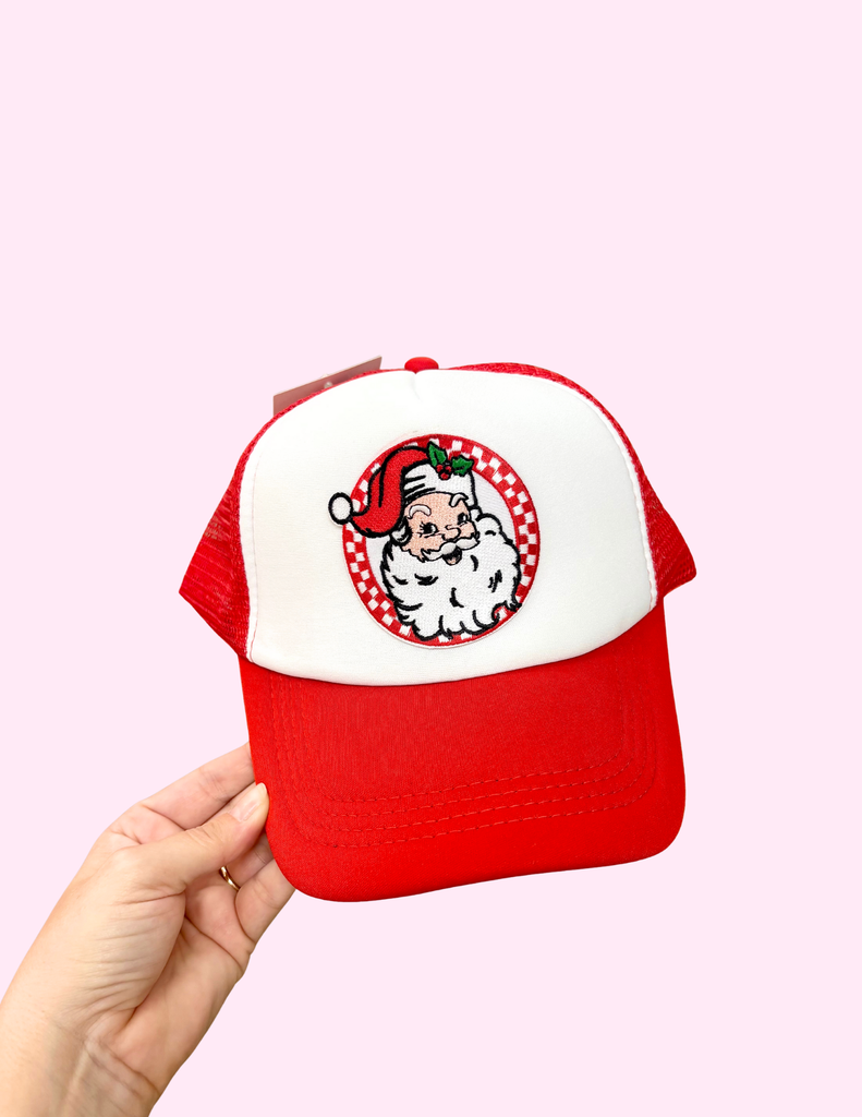 Vintage Santa Trucker Hat