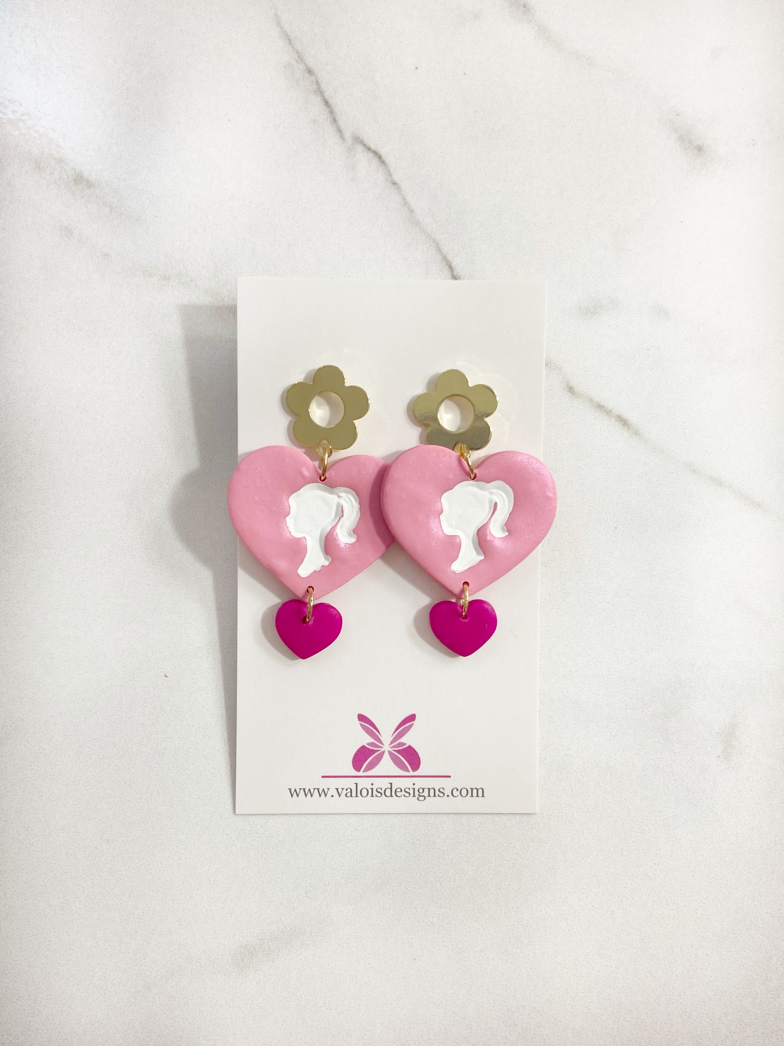Valentines Day Earrings for Women Red Love Heart Earrings Hot Pink Heart  Earrings Acrylic Glitter Earrings Valentines Day Gifts for Girlfriend