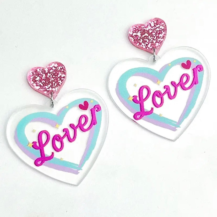 Lover Clear T. Swift Earring