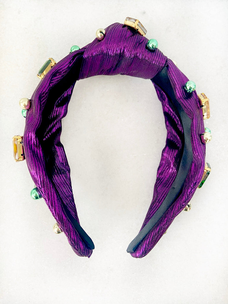 Mardi Gras Queen Jewel Headband