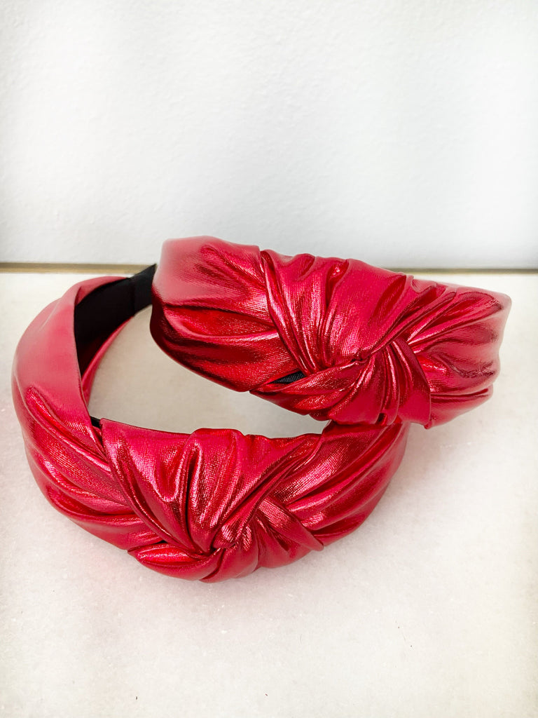 Metallic Red Headband