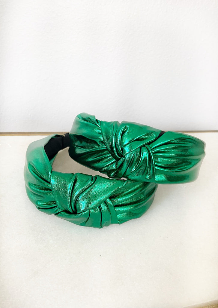 Metallic Green Headband