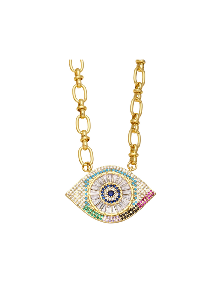 Dazzling Eye Necklace