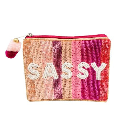 Sassy Beaded Pouch