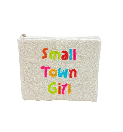 Small Town Girl Beaded Pouch