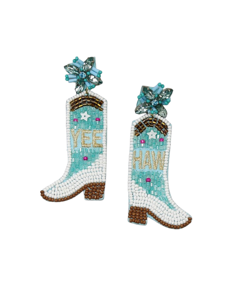 YeeHaw Cowgirl Boot Earrings