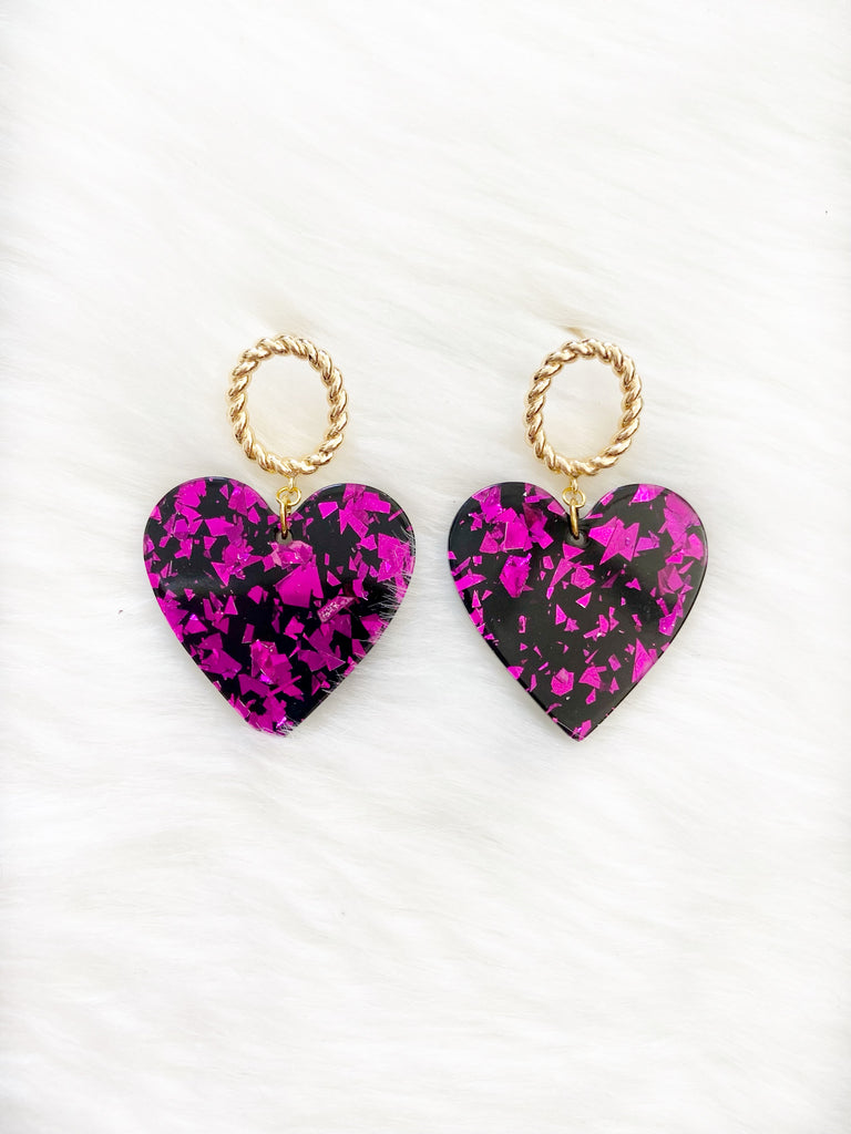 So This Is Love Heart Earrings