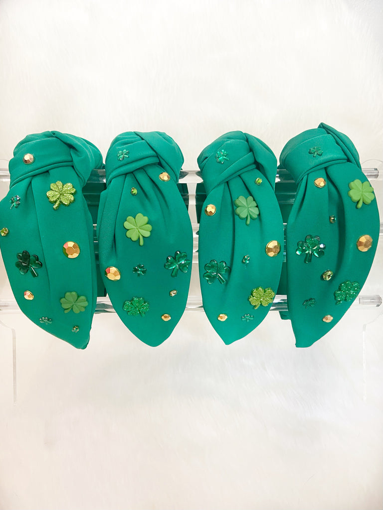 St. Patrick’s Day Jeweled Headband