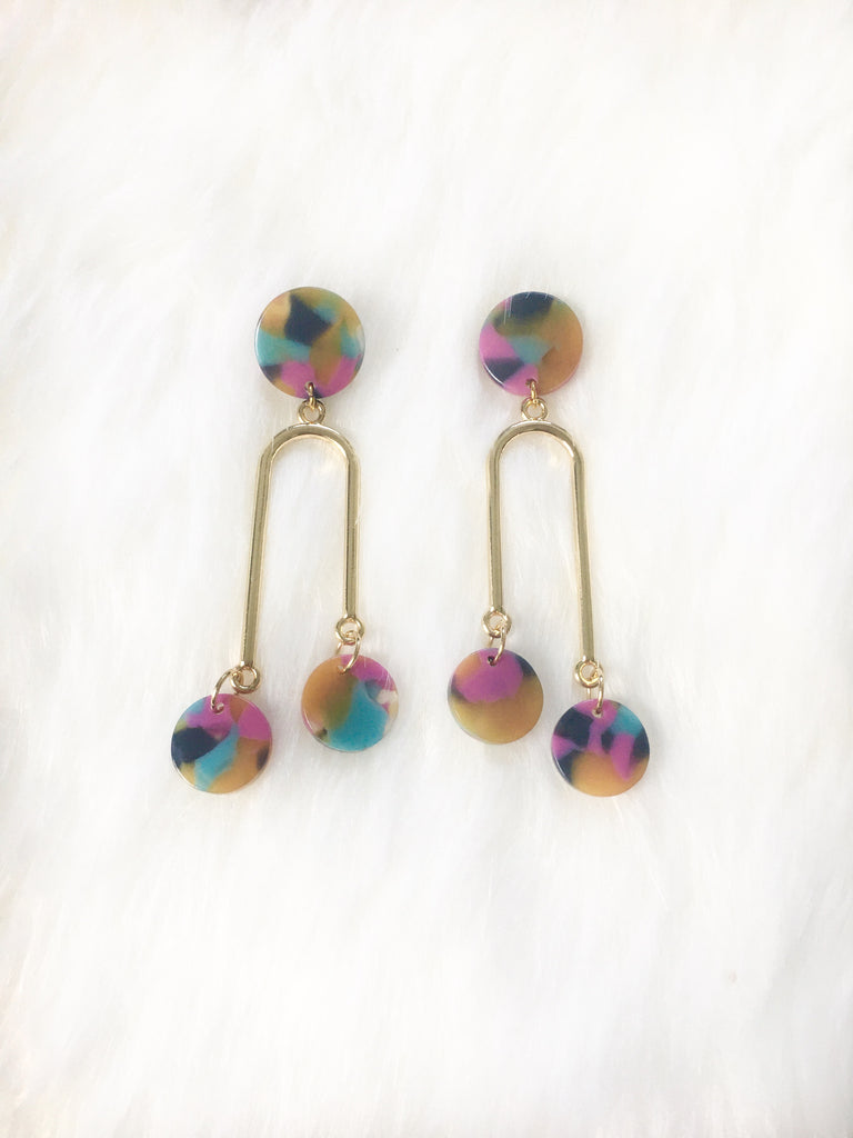 Jellyfish Resin Earrings