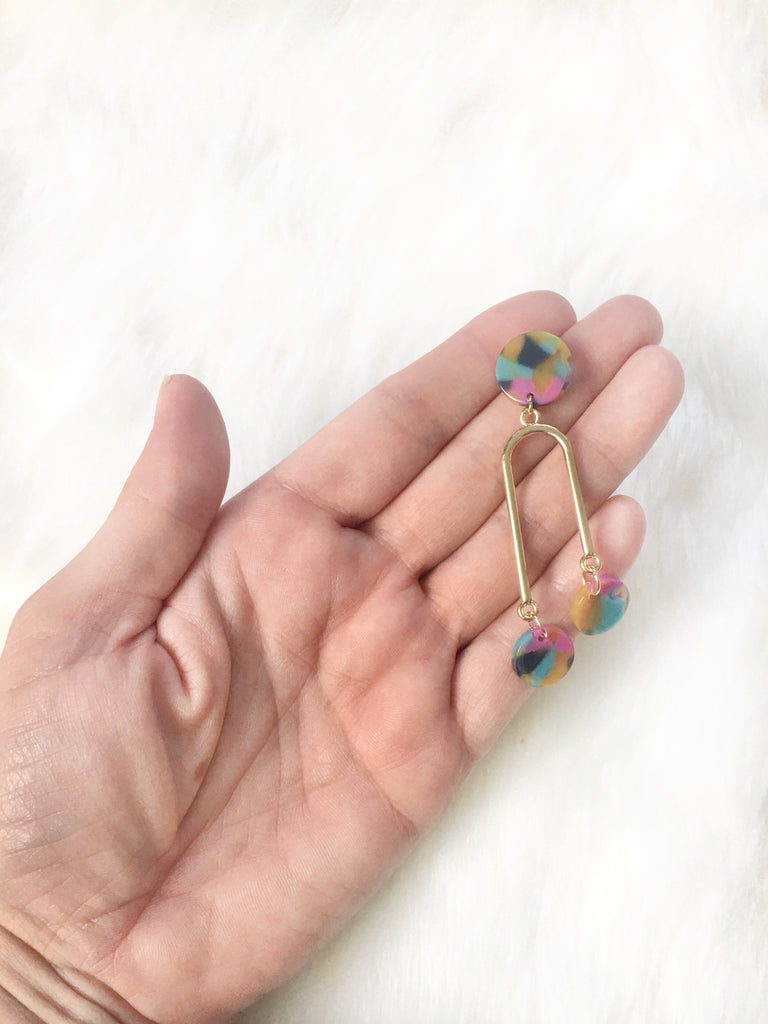 Jellyfish Resin Earrings