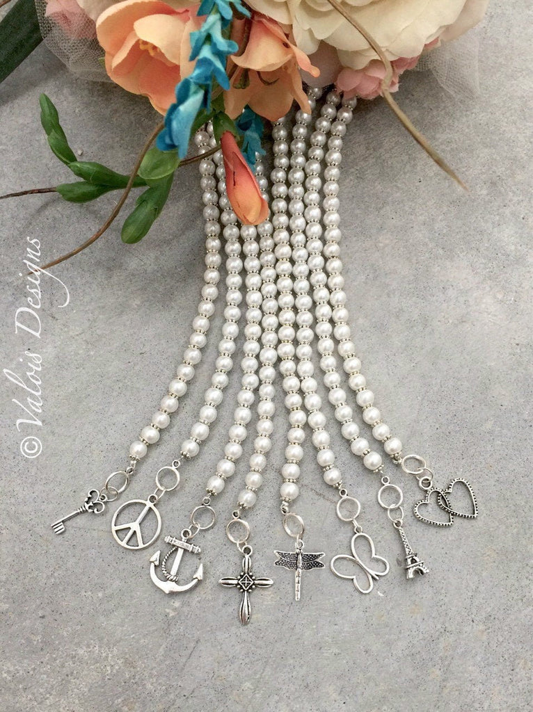 Traditional Wedding Cake Pull Bracelets - Set of 8