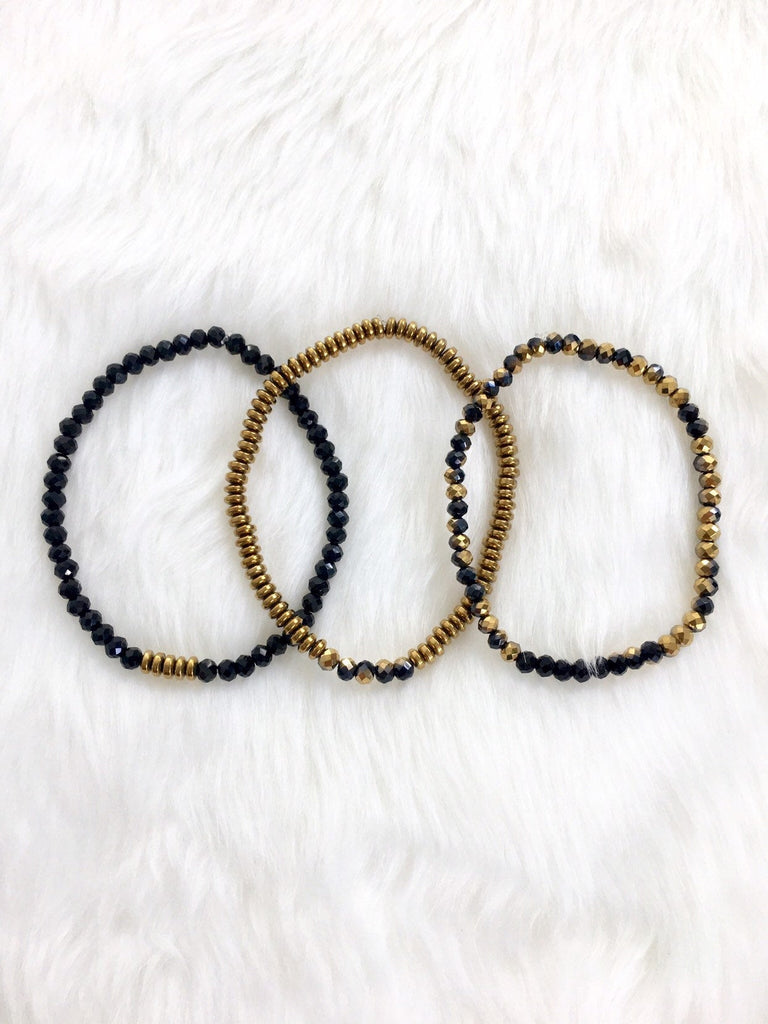 Black & Gold Bracelets